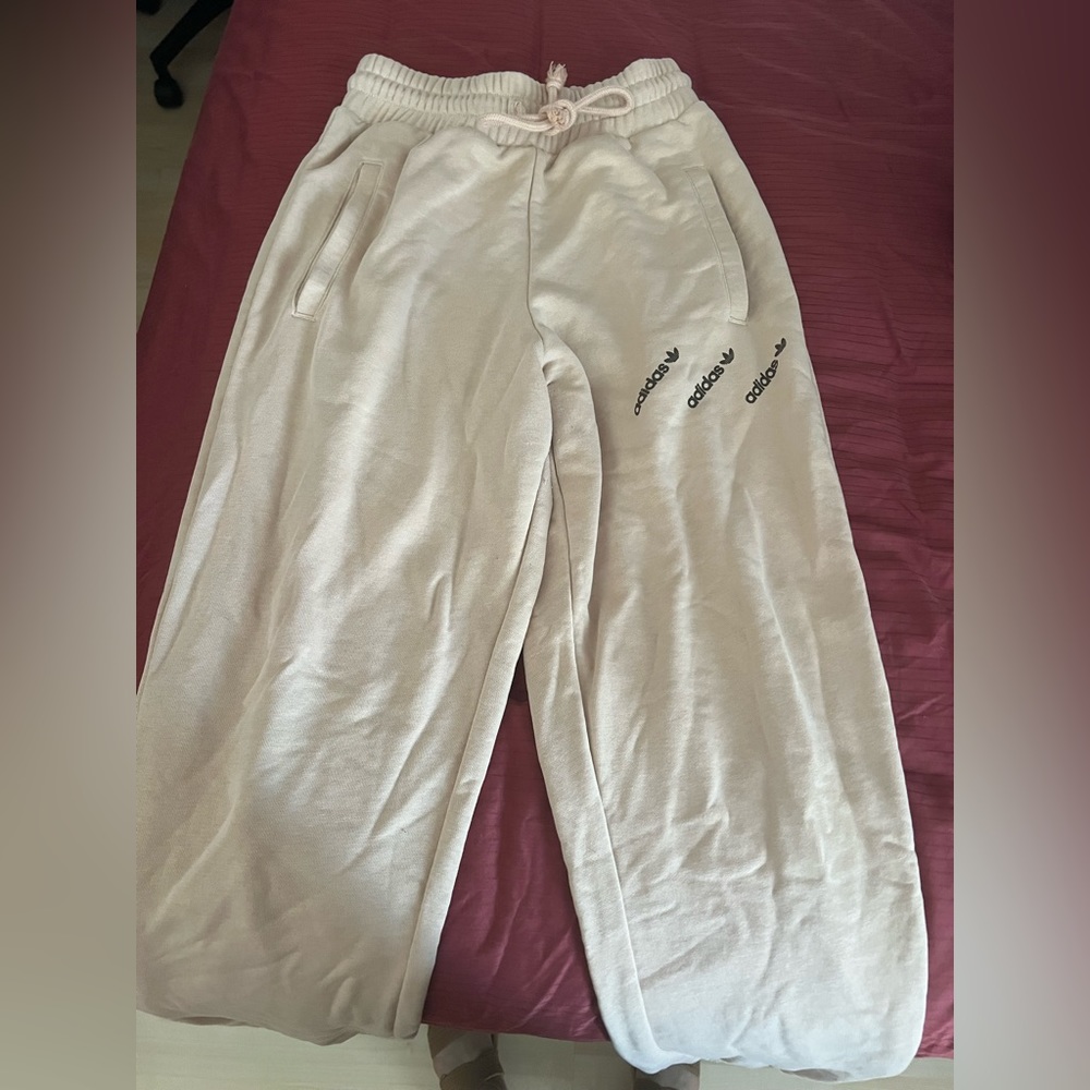 Pastel pink Adidas sweats